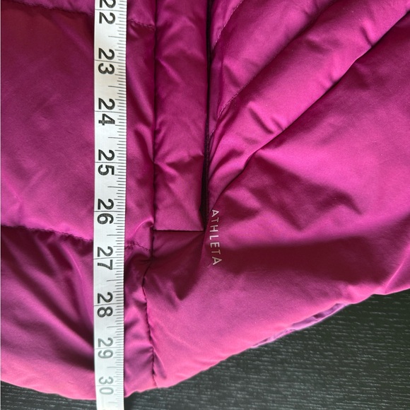 Athleta Magenta Puffer Jacket - Picture 4 of 6